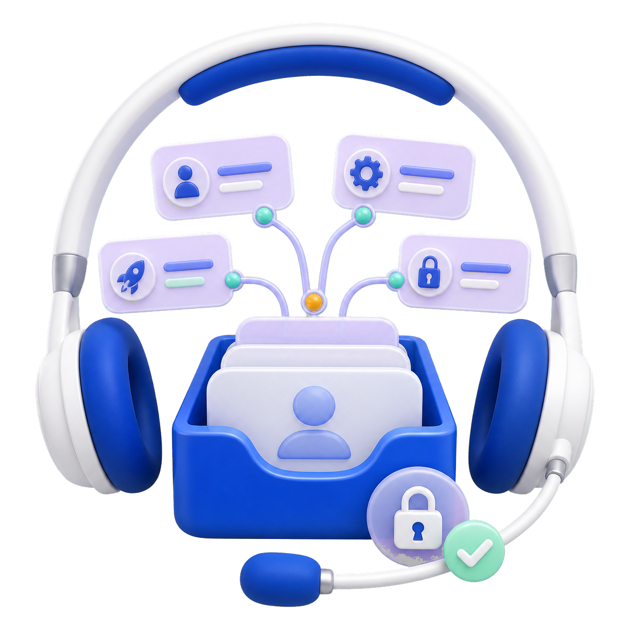 Support headset routing account, workflow, security, and onboarding questions